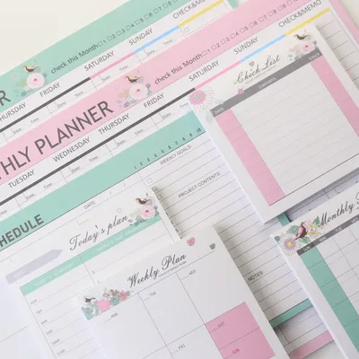 Planner Pad Desk Memo Organizer Planner Pad Desk Memo Organizer