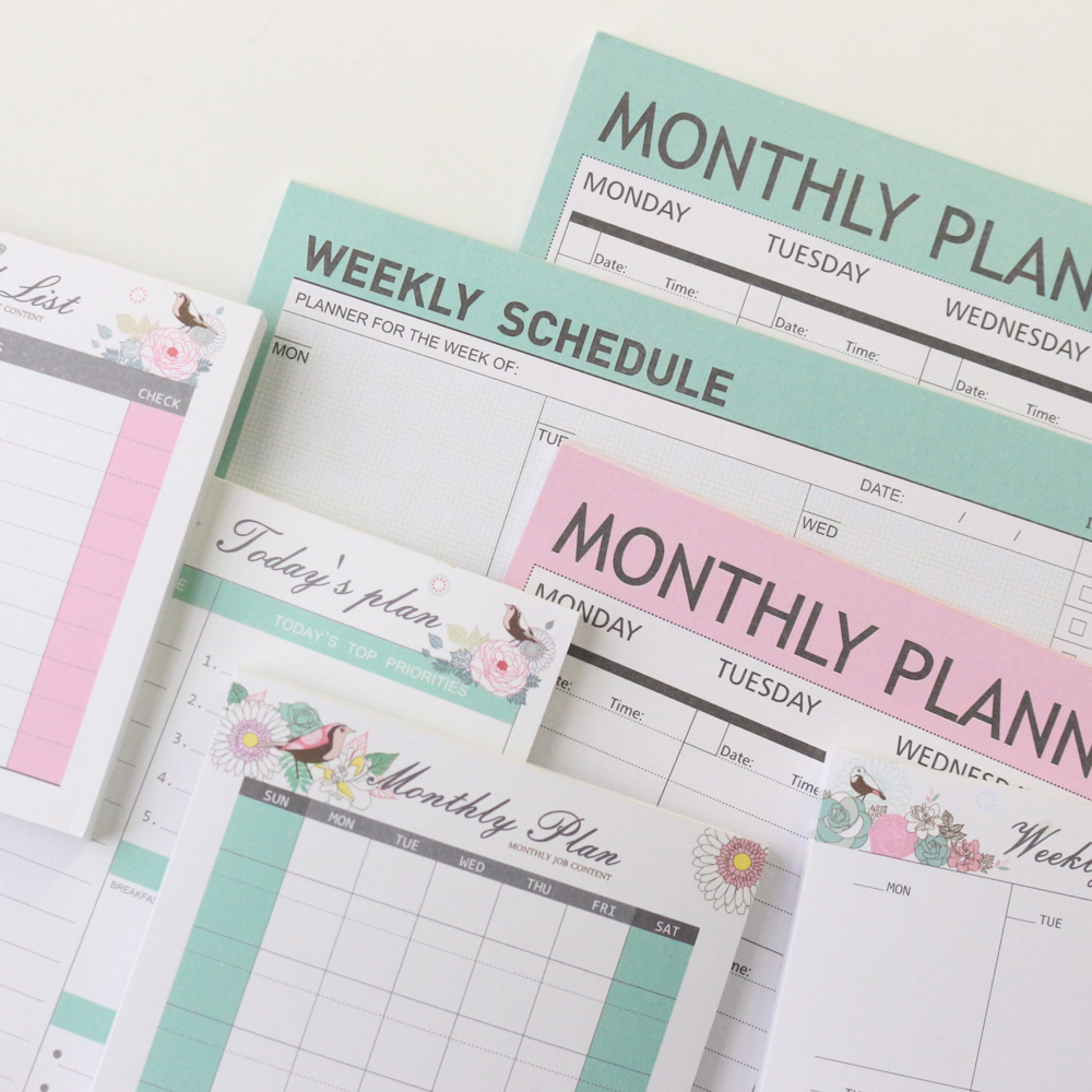 Planner Pad Desk Memo Organizer Planner Pad Desk Memo Organizer