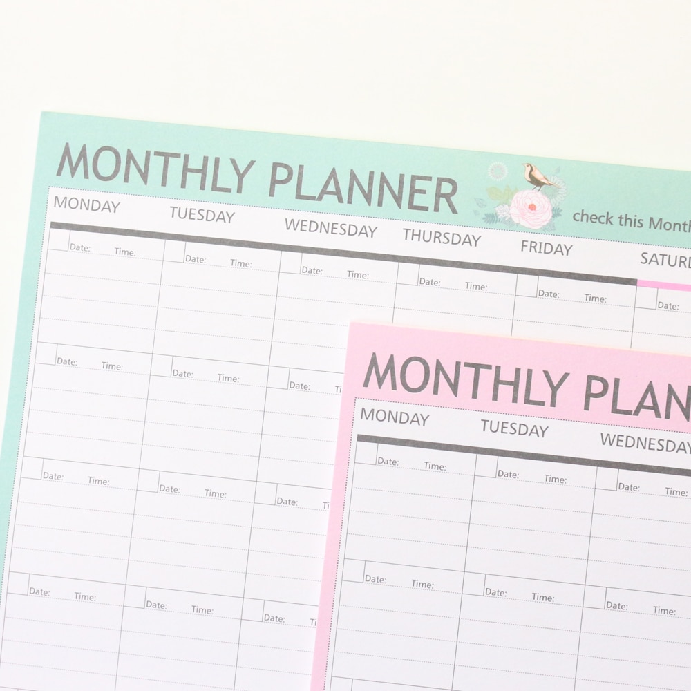Planner Pad Desk Memo Organizer Planner Pad Desk Memo Organizer