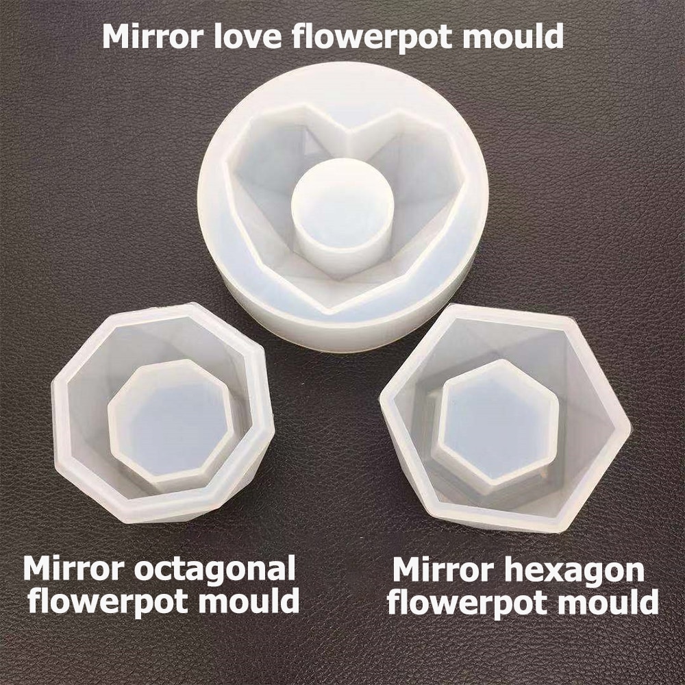 Plant Pot Molds Soft Silicone (3 PCs) Plant Pot Molds Soft Silicone (3 PCs)