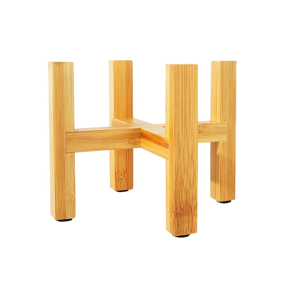 Plant Pot Stand Wooden Rack