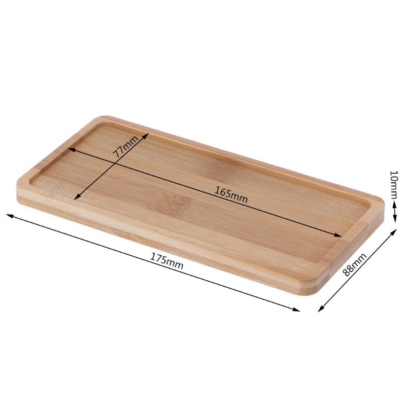 Plant Pot Tray Wooden Saucer
