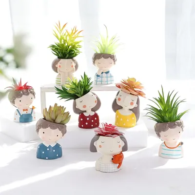 Plant Pots Happy Women Containers Plant Pots Happy Women Containers