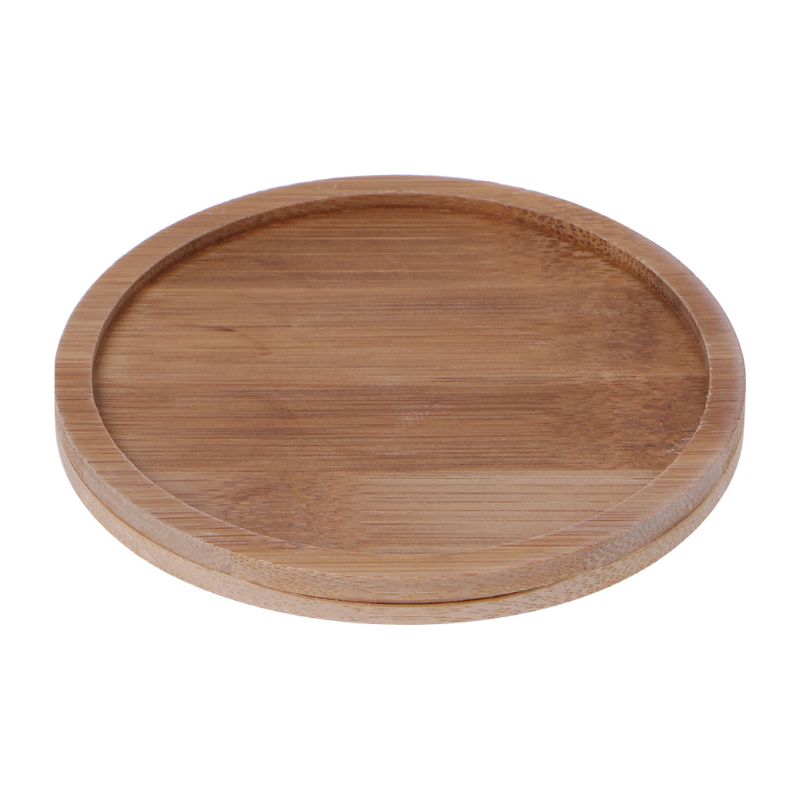 Plant Saucer Bamboo Mini Dish Plant Saucer Bamboo Mini Dish