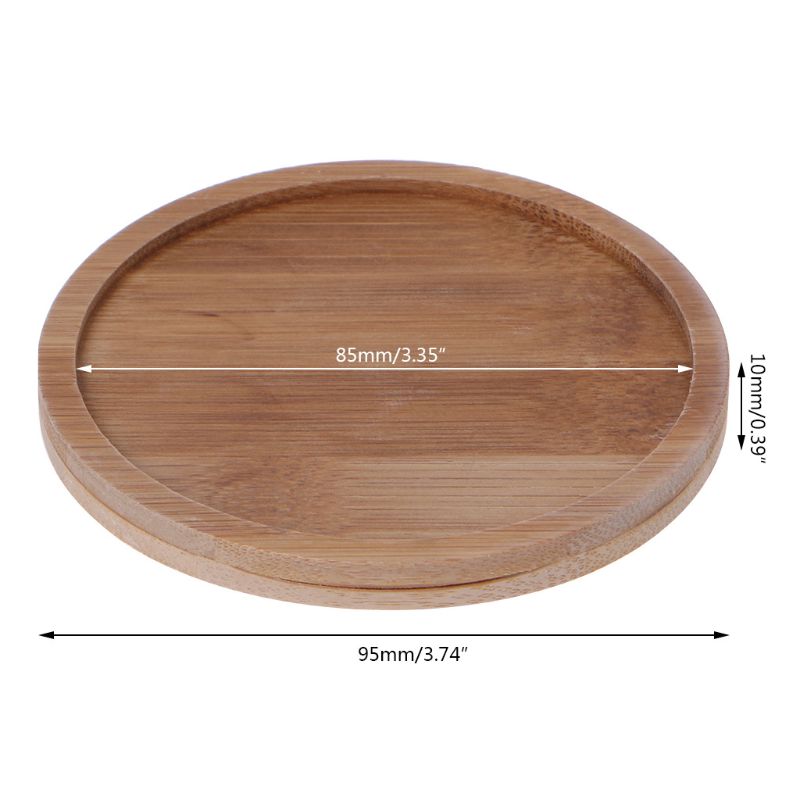 Plant Saucer Bamboo Mini Dish Plant Saucer Bamboo Mini Dish