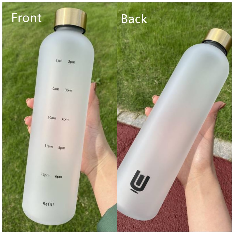 Plastic 1L Bottle With Time Marker