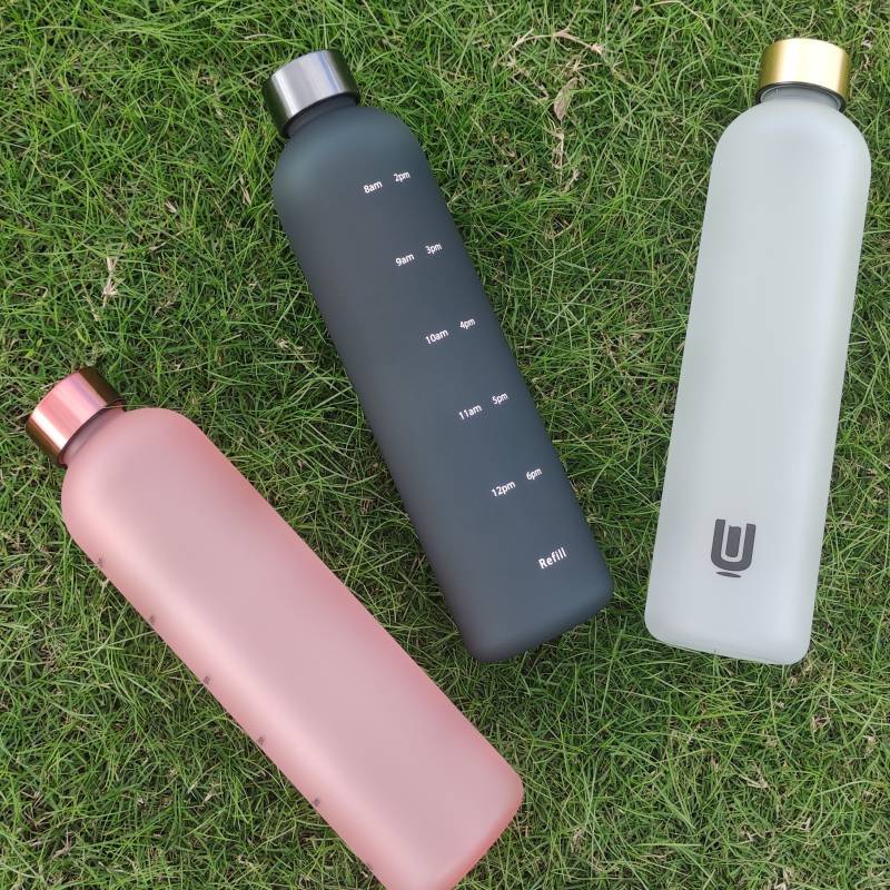 Plastic 1L Bottle With Time Marker