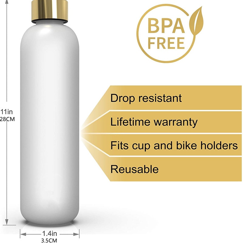 Plastic 1L Bottle With Time Marker
