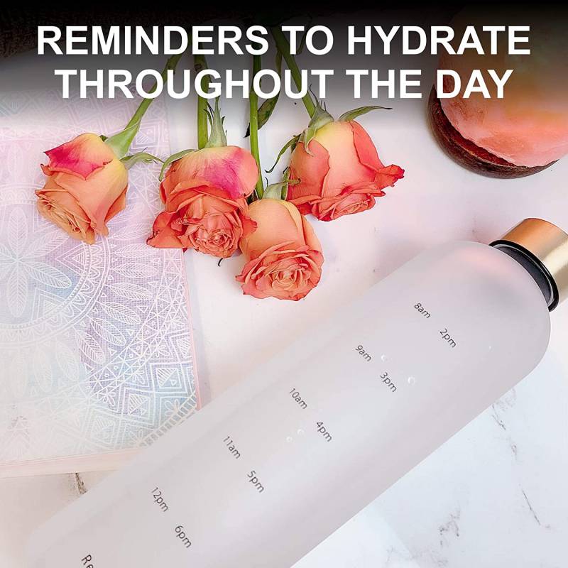 Plastic 1L Bottle With Time Marker