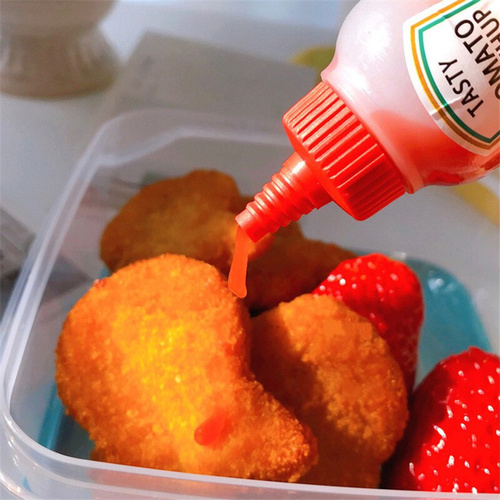 Plastic 25ml Small Sauce Bottles (2pcs)