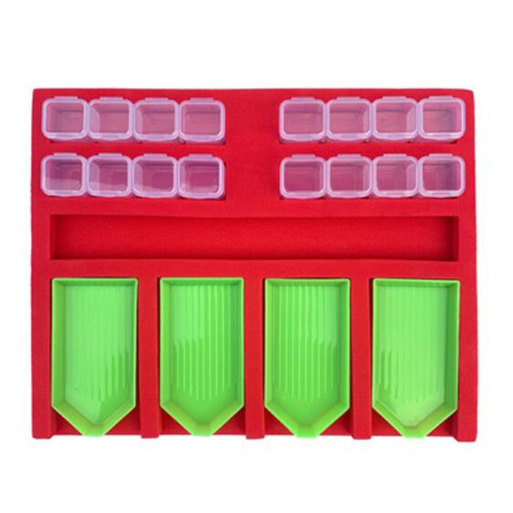 Plastic 4 Boat Diamond Painting Tray Plastic 4 Boat Diamond Painting Tray