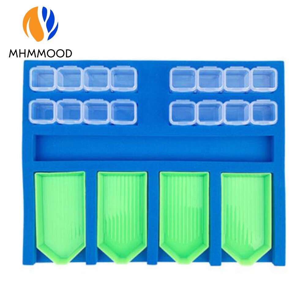 Plastic 4 Boat Diamond Painting Tray Plastic 4 Boat Diamond Painting Tray