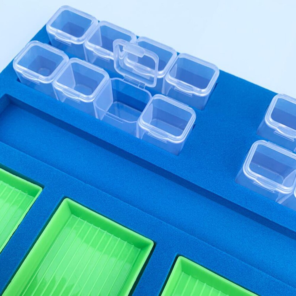 Plastic 4 Boat Diamond Painting Tray Plastic 4 Boat Diamond Painting Tray