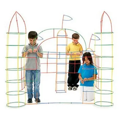 Plastic 4D Building Straws (100pcs) Plastic 4D Building Straws (100pcs)