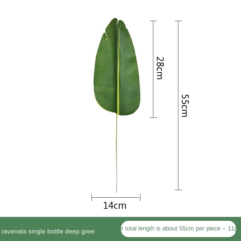 Plastic Artificial Banana Leaf Plastic Artificial Banana Leaf