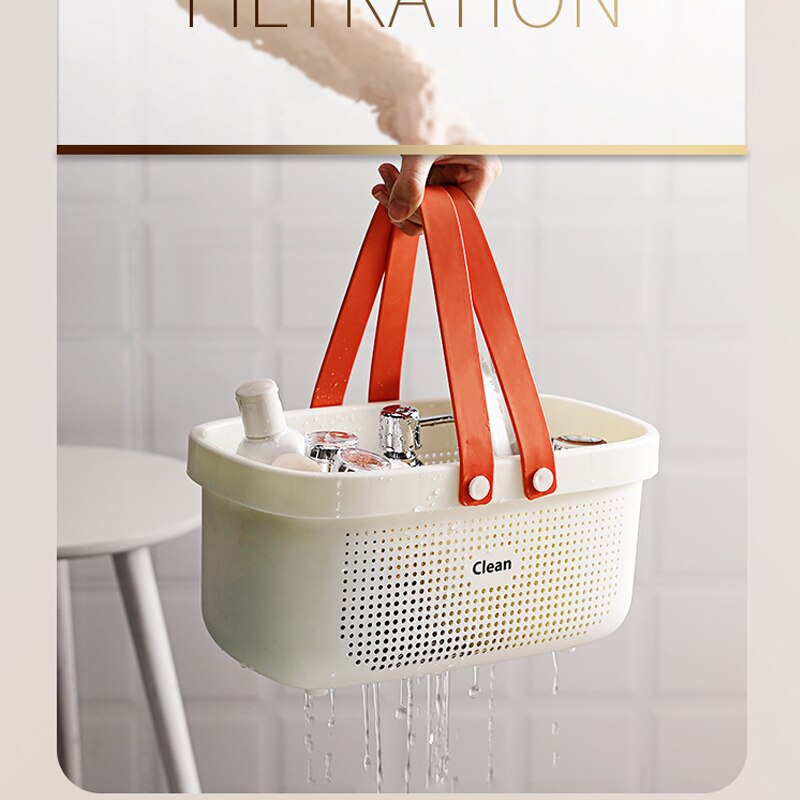 Plastic Bath Caddy Drain Basket Plastic Bath Caddy Drain Basket