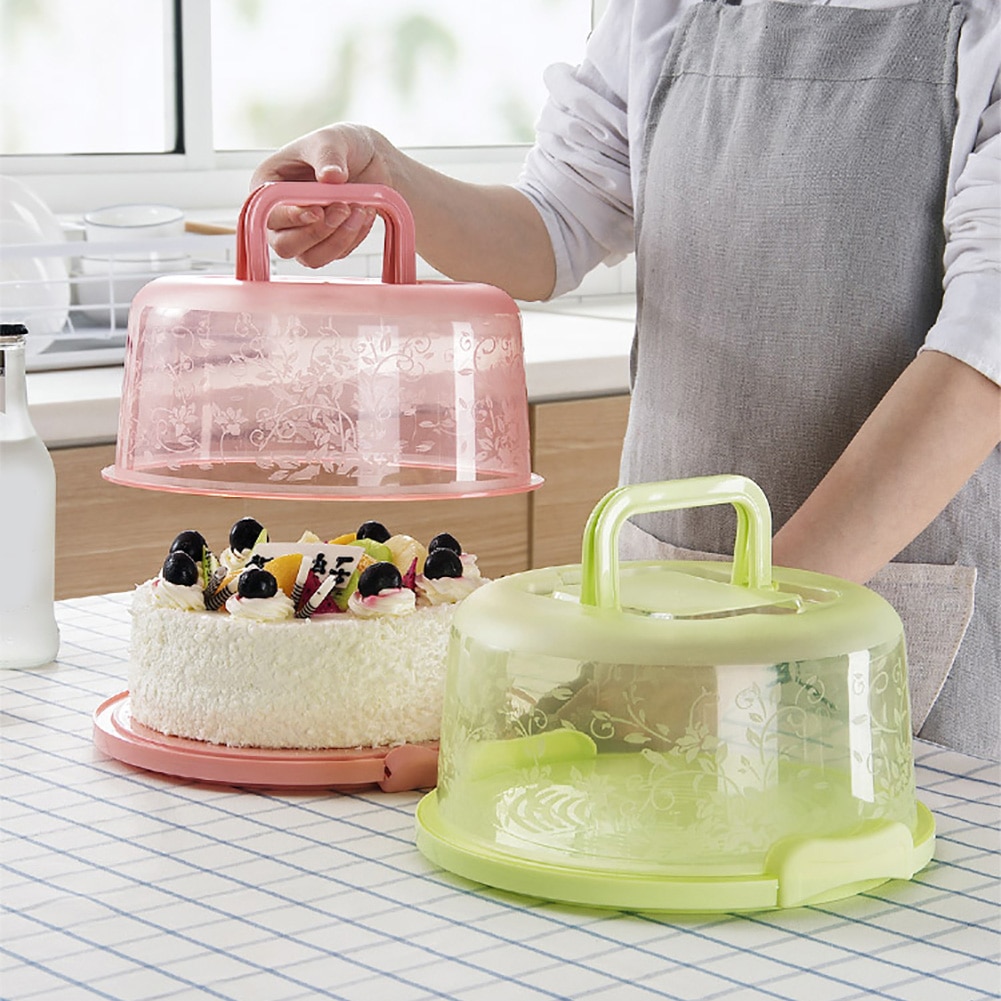 Plastic Cake Carrier Transparent Holder