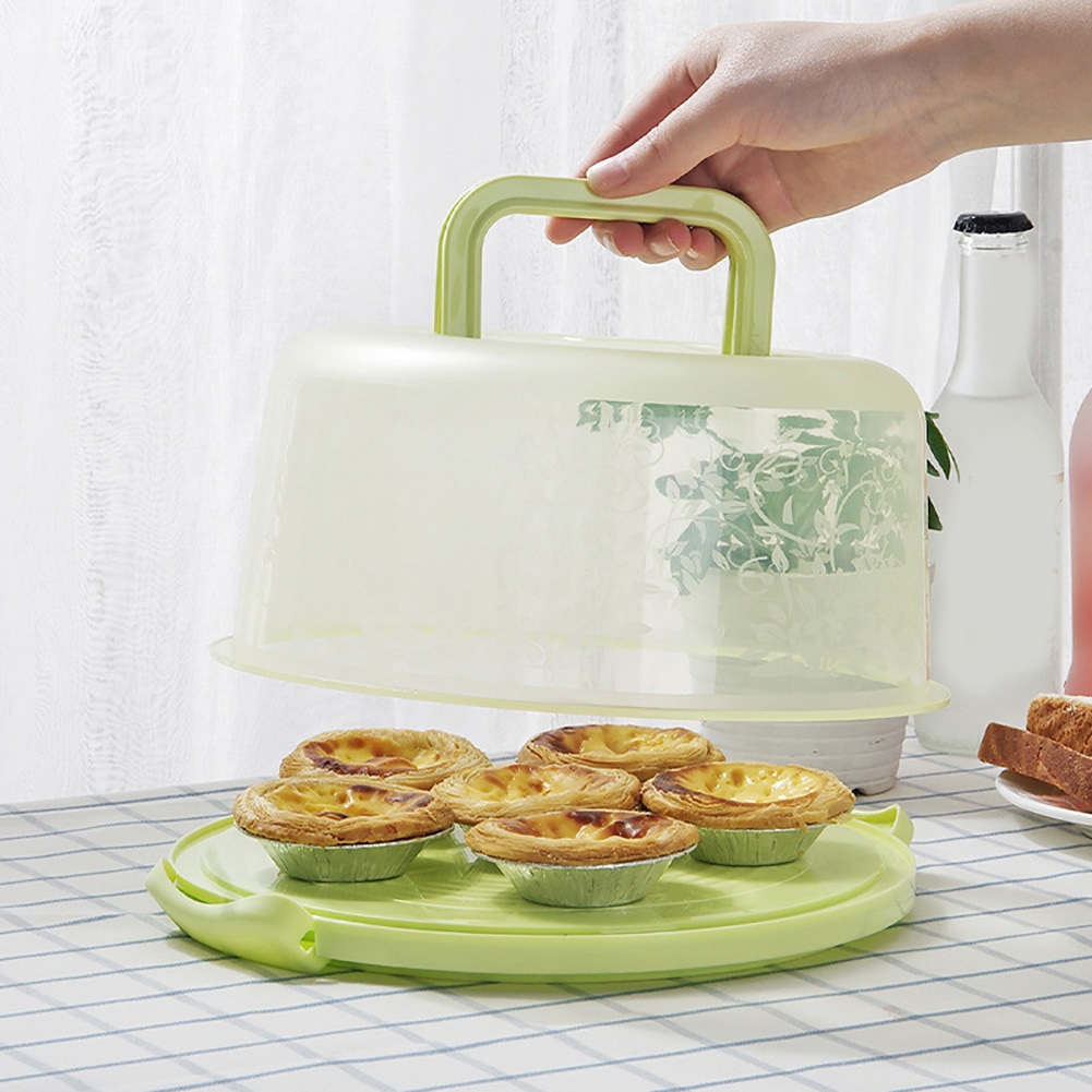 Plastic Cake Carrier Transparent Holder
