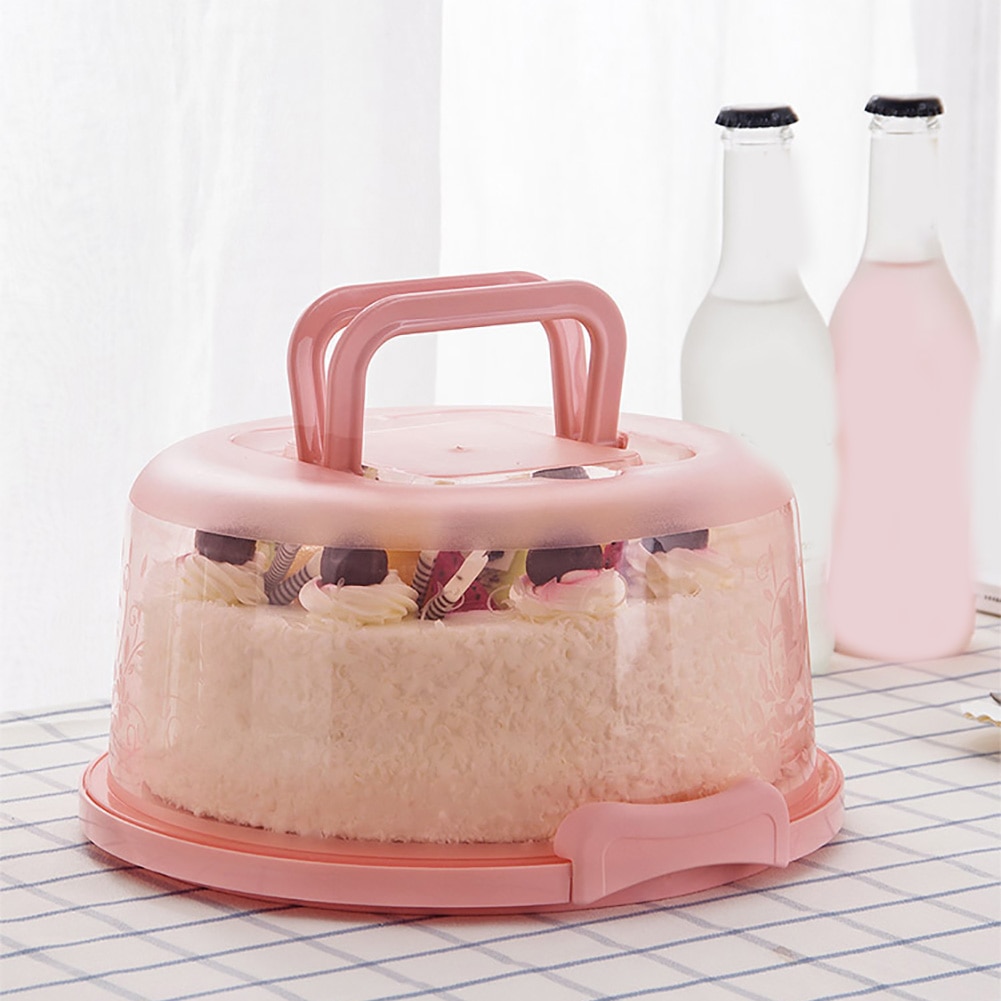 Plastic Cake Carrier Transparent Holder
