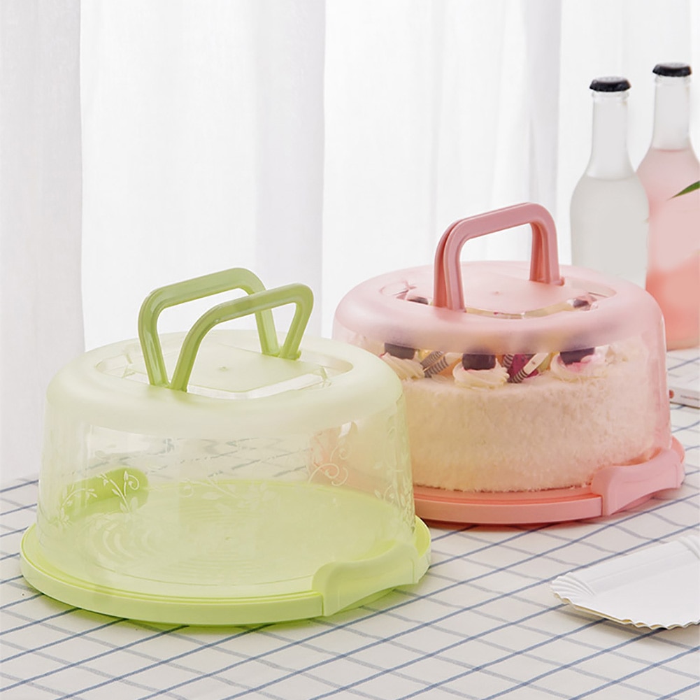 Plastic Cake Carrier Transparent Holder