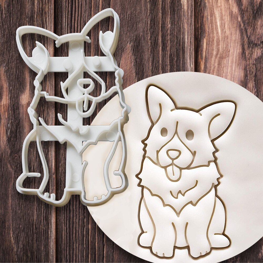 Plastic Corgi Cookie Cutters (3pcs) Plastic Corgi Cookie Cutters (3pcs)