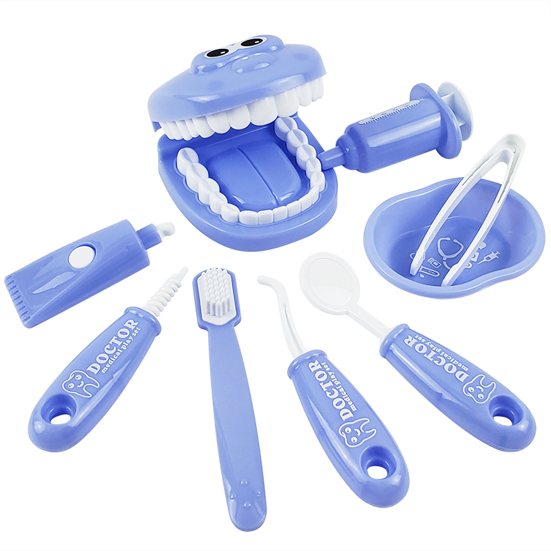 Plastic Dentist Play Set (9pcs) Plastic Dentist Play Set (9pcs)