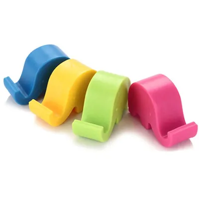Plastic Desktop Elephant Phone Stand Plastic Desktop Elephant Phone Stand