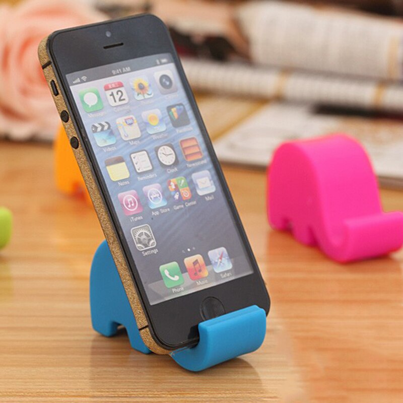 Plastic Desktop Elephant Phone Stand Plastic Desktop Elephant Phone Stand