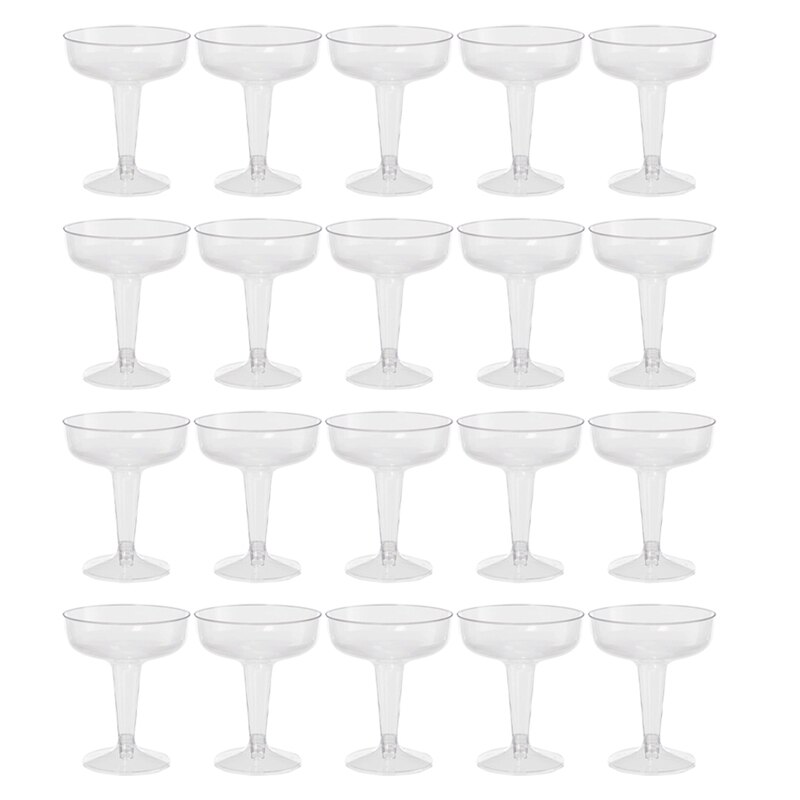 Plastic Disposable Champagne Flutes (20pcs) Plastic Disposable Champagne Flutes (20pcs)