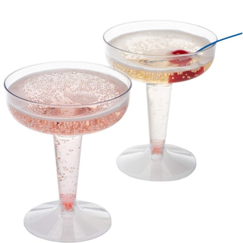 Plastic Disposable Champagne Flutes (20pcs)