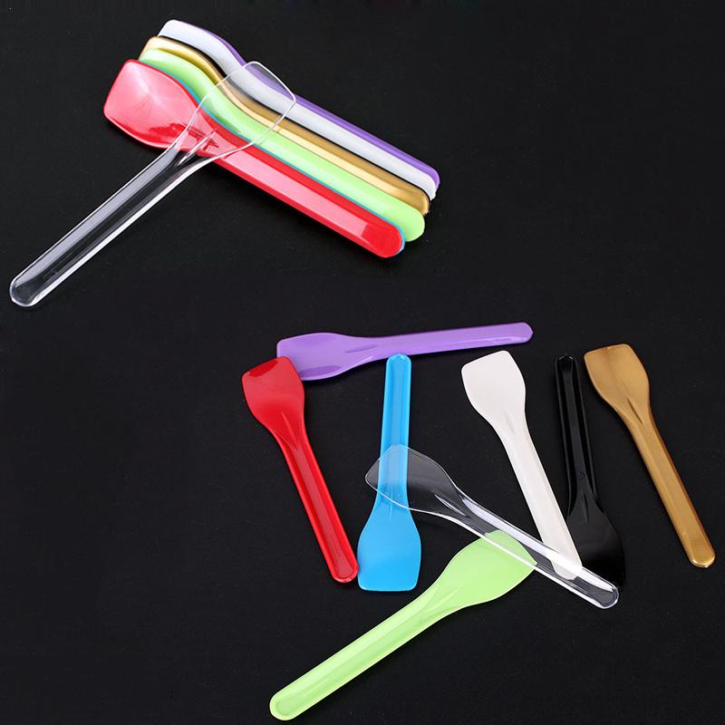 Plastic Disposable Ice Cream Spoons (50 pcs) Plastic Disposable Ice Cream Spoons (50 pcs)