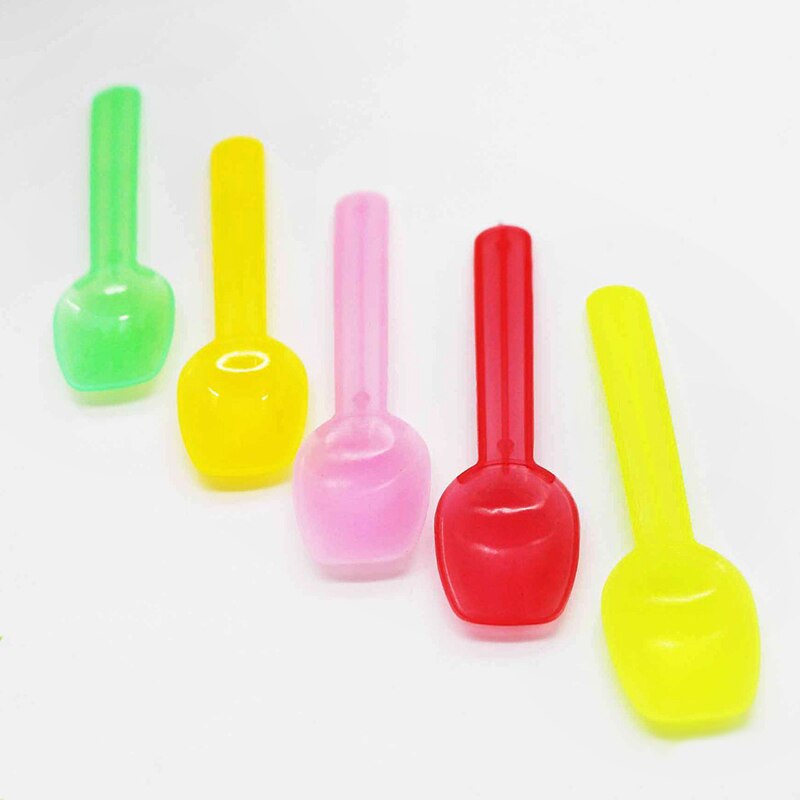 Plastic Disposable Ice Cream Spoons (50 pcs)