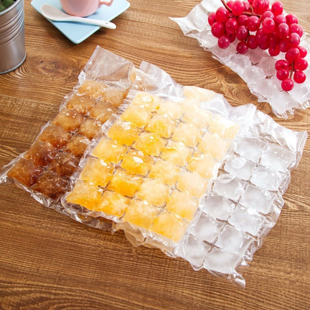 Plastic Disposable Ice Cube Bags (100 Pcs) Plastic Disposable Ice Cube Bags (100 Pcs)