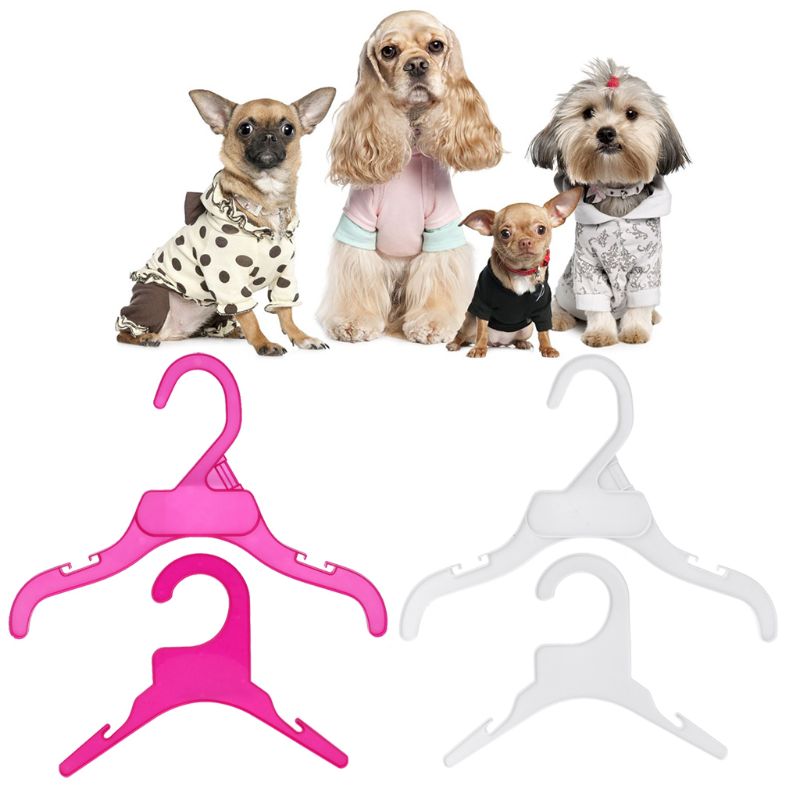 Plastic Dog Clothes Hangers (10pcs) Plastic Dog Clothes Hangers (10pcs)