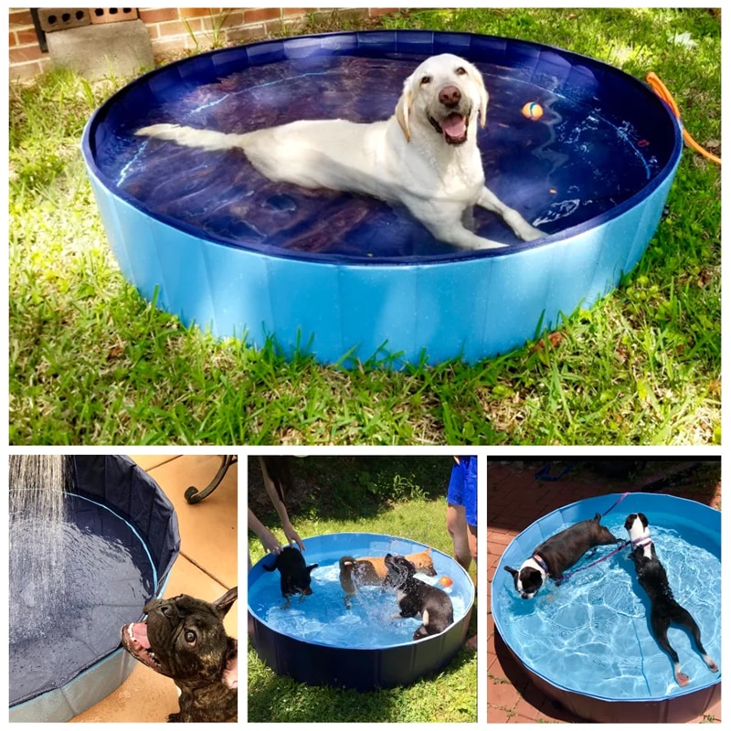 Plastic Dog Pool Collapsible Bath Tub Plastic Dog Pool Collapsible Bath Tub