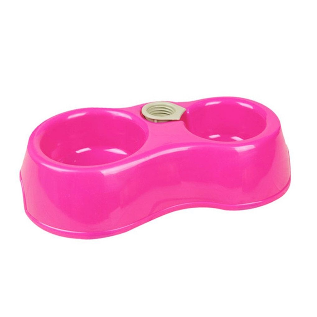Plastic Double Dog Bowl Feeder Plastic Double Dog Bowl Feeder