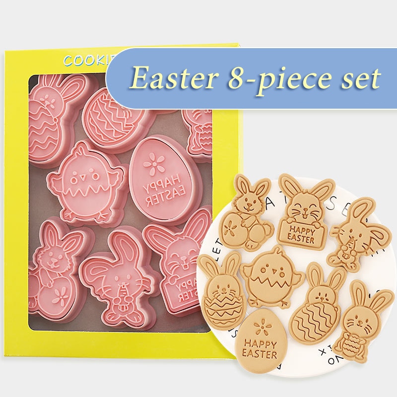 Plastic Easter Biscuit Cutters (8 pcs) Plastic Easter Biscuit Cutters (8 pcs)