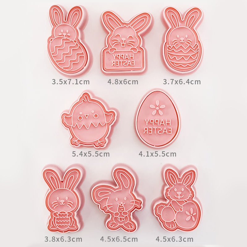 Plastic Easter Biscuit Cutters (8 pcs) Plastic Easter Biscuit Cutters (8 pcs)