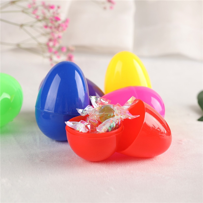Plastic Easter Eggs Decor Toys (12 Pcs) Plastic Easter Eggs Decor Toys (12 Pcs)