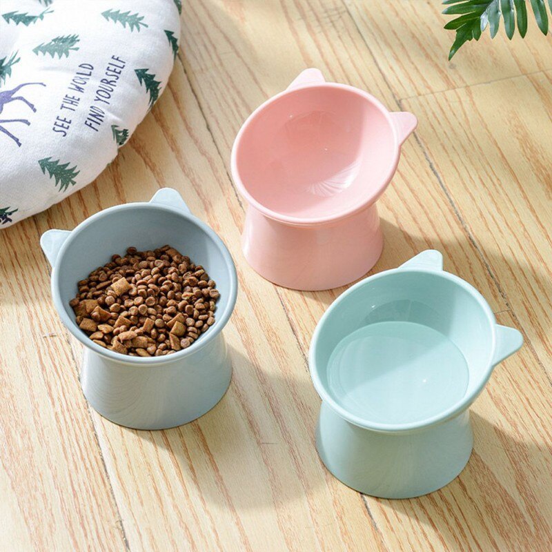 Plastic Elevated Cat Food Bowl Plastic Elevated Cat Food Bowl