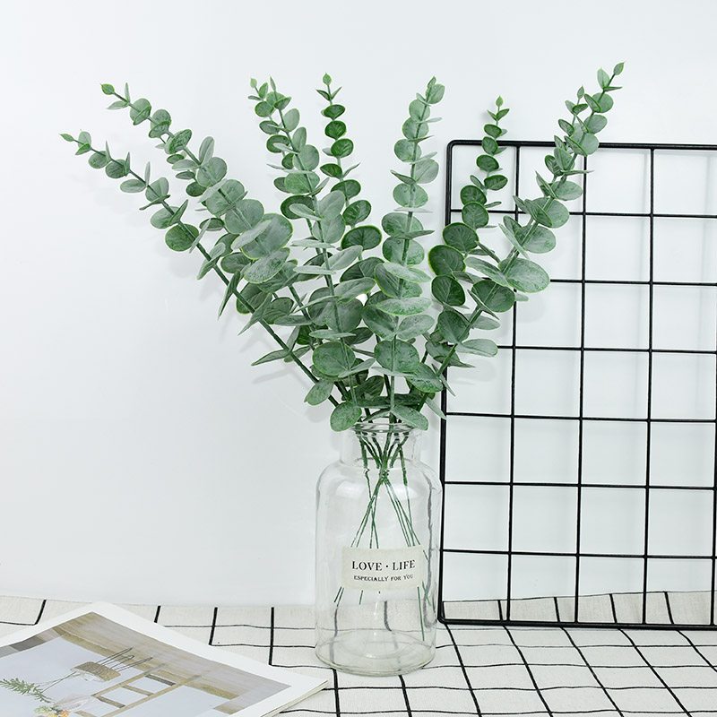 Plastic Eucalyptus Artificial Leaves (5pcs) Plastic Eucalyptus Artificial Leaves (5pcs)