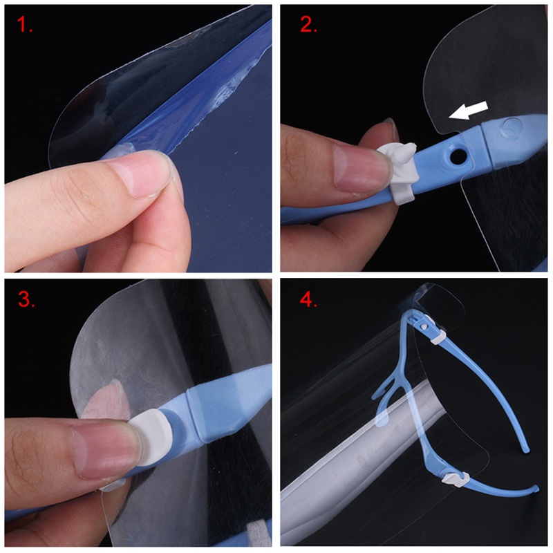 Plastic Face Shield Protective Mask Plastic Face Shield Protective Mask