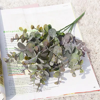 Plastic Faux Eucalyptus Leaves Home Decor Plastic Faux Eucalyptus Leaves Home Decor