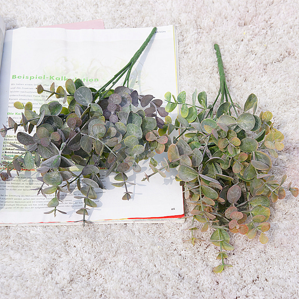Plastic Faux Eucalyptus Leaves Home Decor Plastic Faux Eucalyptus Leaves Home Decor