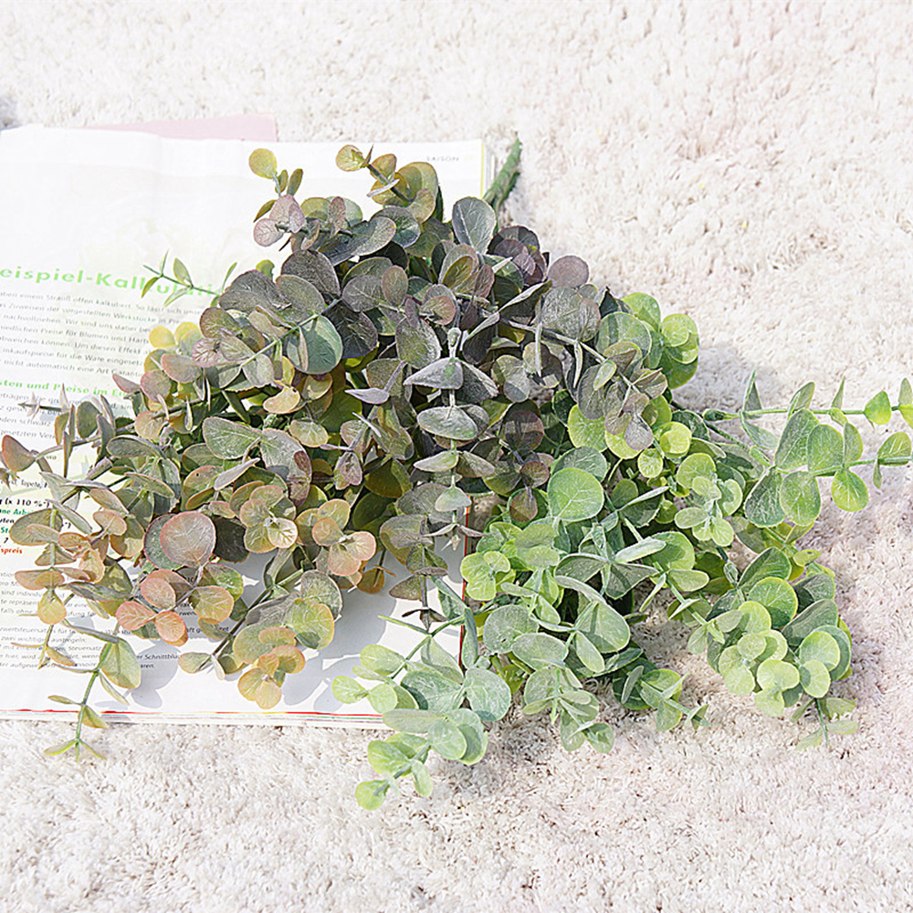 Plastic Faux Eucalyptus Leaves Home Decor Plastic Faux Eucalyptus Leaves Home Decor