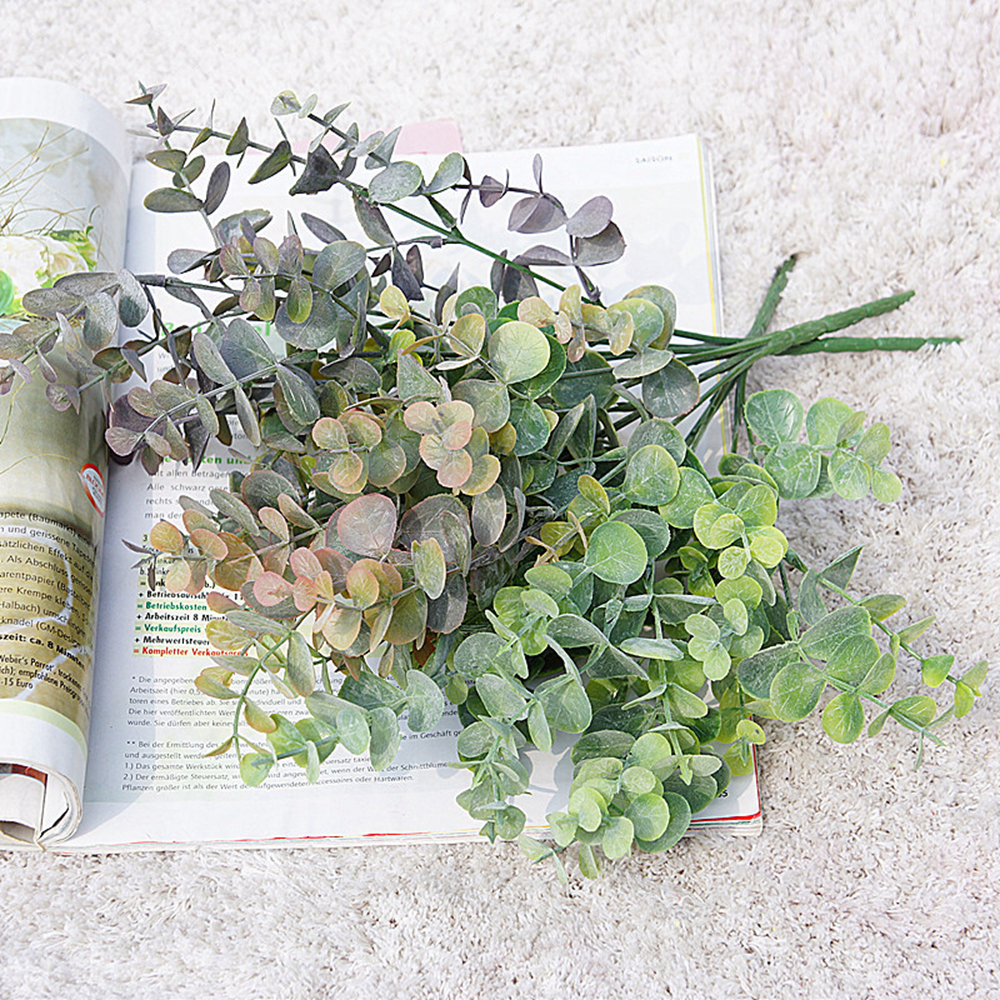 Plastic Faux Eucalyptus Leaves Home Decor Plastic Faux Eucalyptus Leaves Home Decor