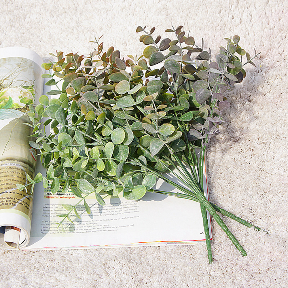 Plastic Faux Eucalyptus Leaves Home Decor Plastic Faux Eucalyptus Leaves Home Decor