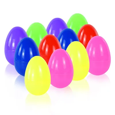 Plastic Fillable Easter Eggs (24 Pcs)