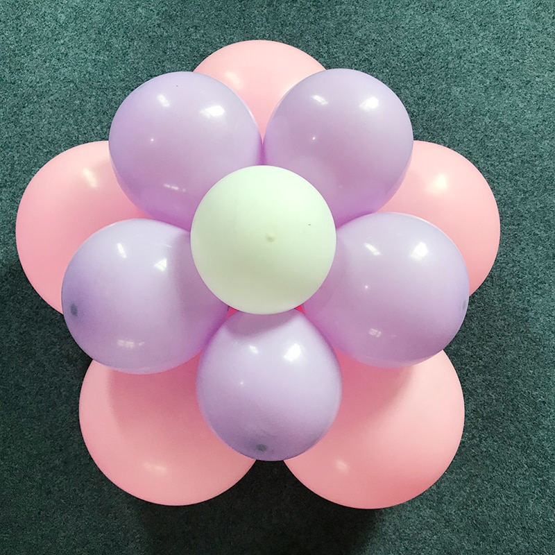 Plastic Flower Balloon Clips (5pcs)