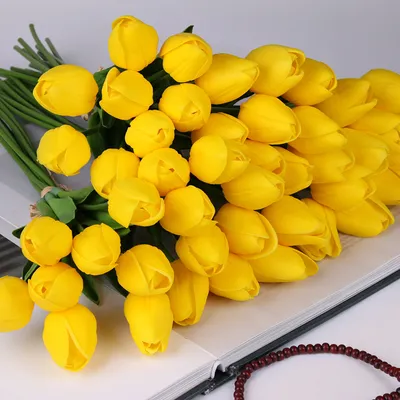Plastic Flowers Artificial Tulip Decor (10pcs) Plastic Flowers Artificial Tulip Decor (10pcs)